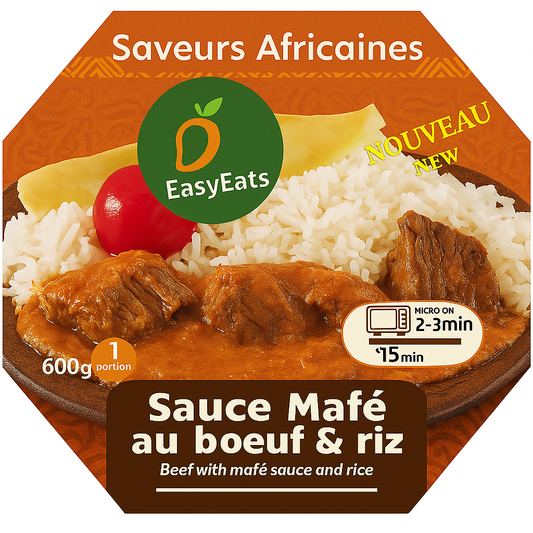 Sauce Mafé au bœuf & riz